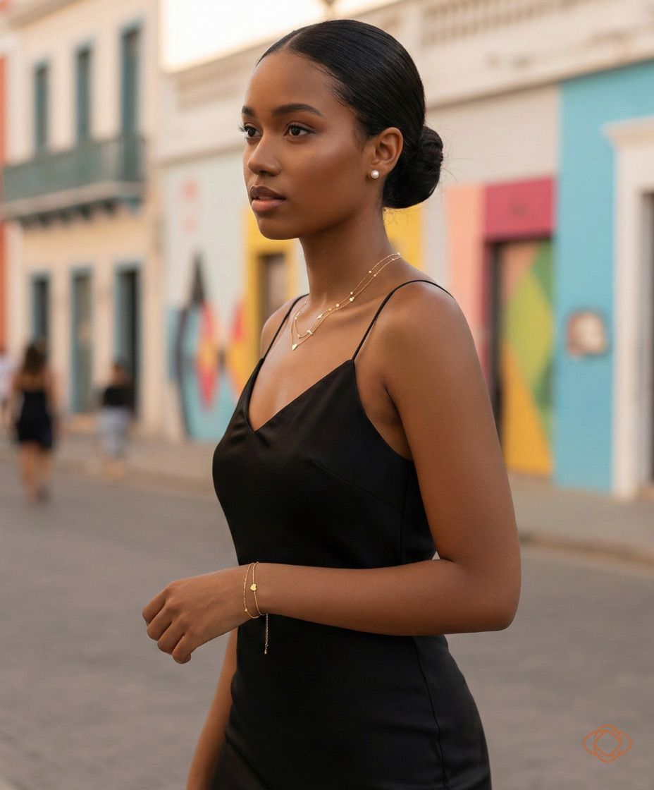 CONJUNTO DE 2 COLARES E 1 PULSEIRA